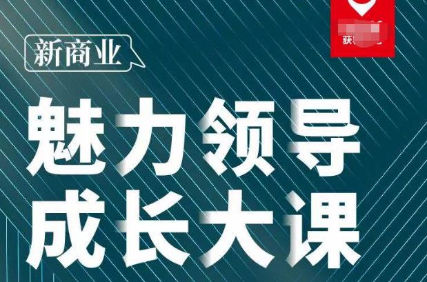 张琦·新商业魅力领导成长大课2023新版，高效管理必修课（30节）-MG轻创项目网