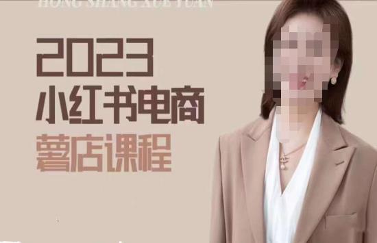 2023小红书电商课，新手小白从0~1玩转小红书薯店电商-MG轻创项目网