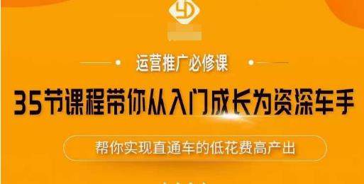 35节课程带你从入门成长为资深车手，让系统学习直通车成为可能，帮你实现直通车的低花费高产出-MG轻创项目网