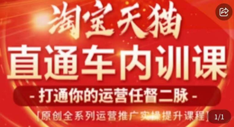 天问电商·2023淘宝天猫直通车内训课，零基础学起直通车运营实操课程-MG轻创项目网