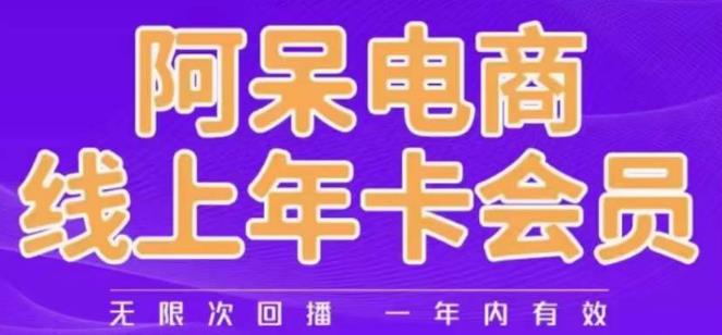 阿呆电商线上年会员，阿呆电商干货分享（更新中）-MG轻创项目网