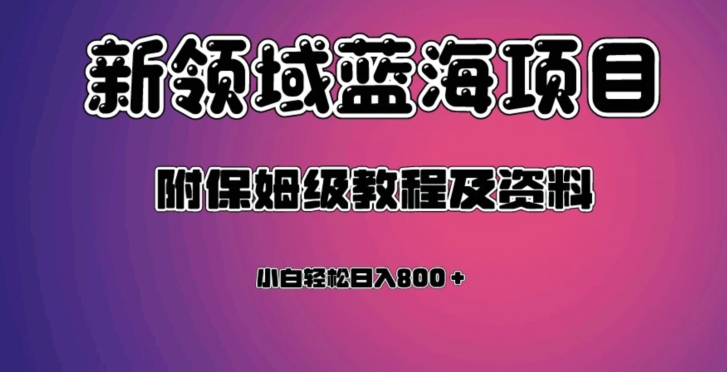 虚拟资源蓝海领域新项目，轻松日入800＋，附保姆级教程及资料-MG轻创项目网